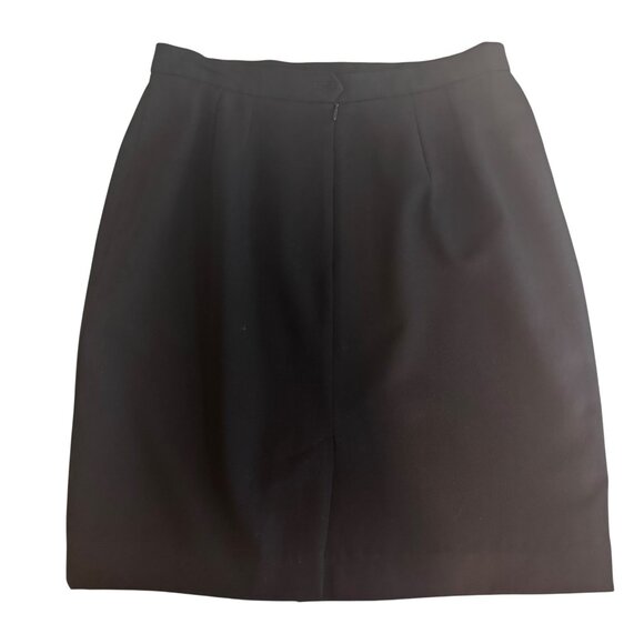 Austin Reed Petite Black Worsted Wool Skirt Size 4 – Classic Workwear - Picture 3 of 6